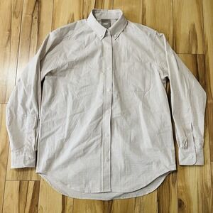Kith Women's Ora Seersucker Shirt In Canvas Stripe Sz S Button Up Shirt Oversize